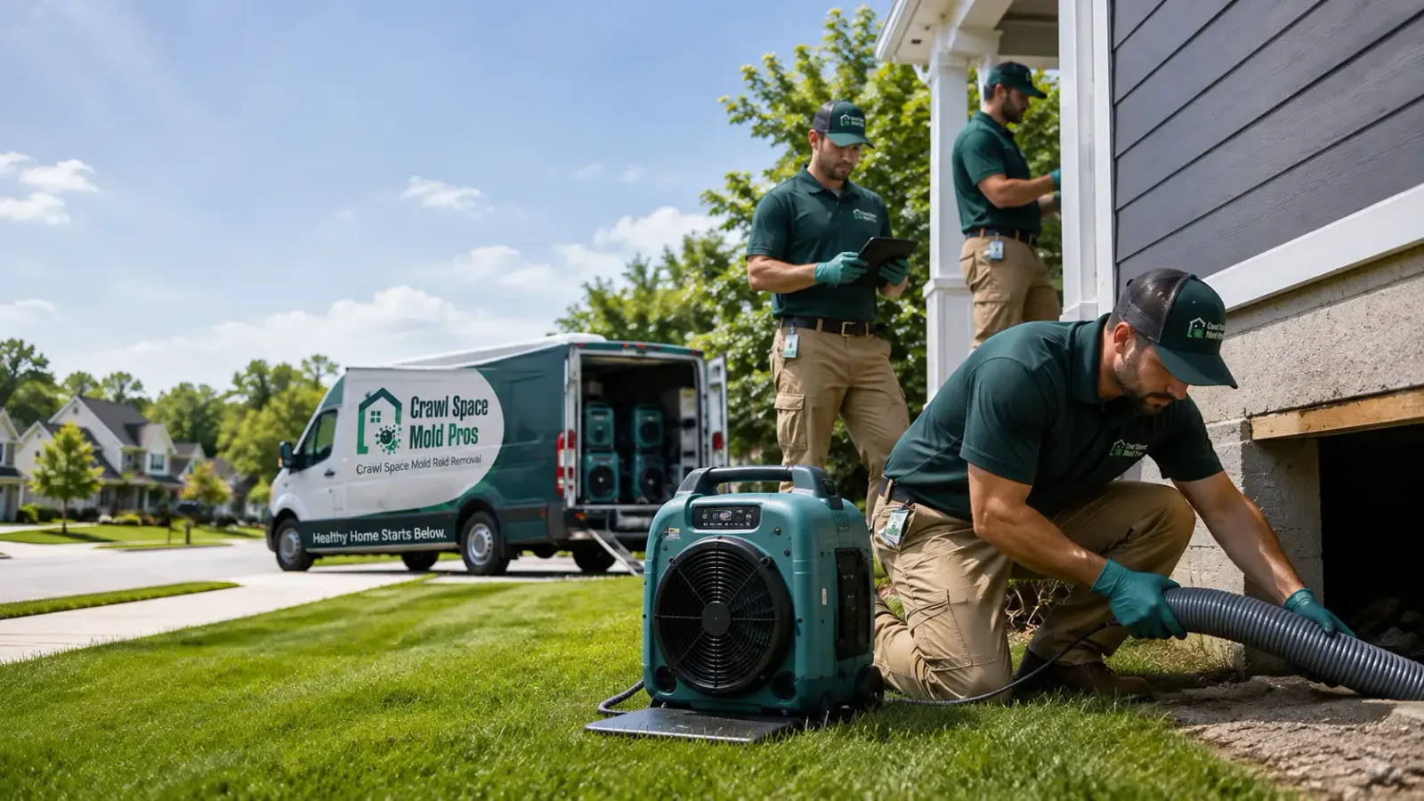 Crawl Space Mold Removal in Richards, TX